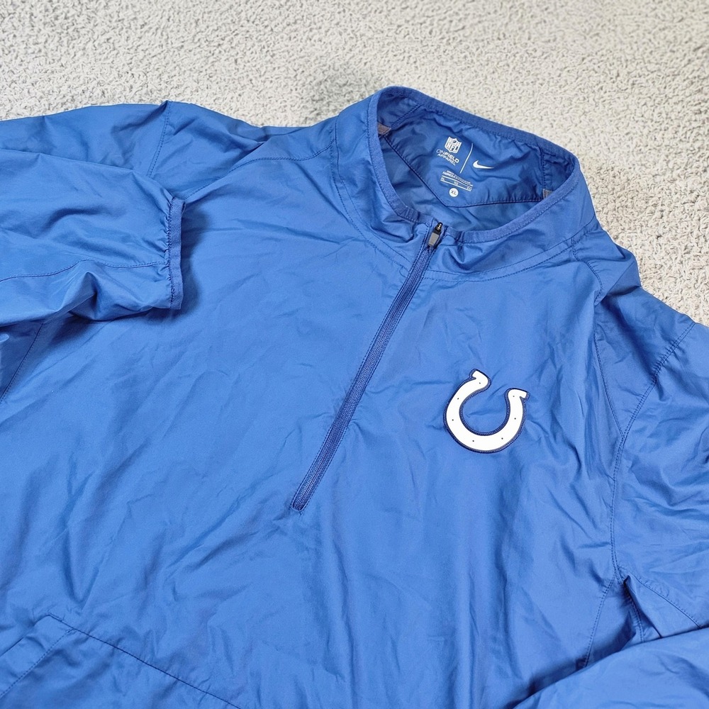 Indianapolis Colts Jacket Mens XL Blue NFL Football Nike On Field Pullover